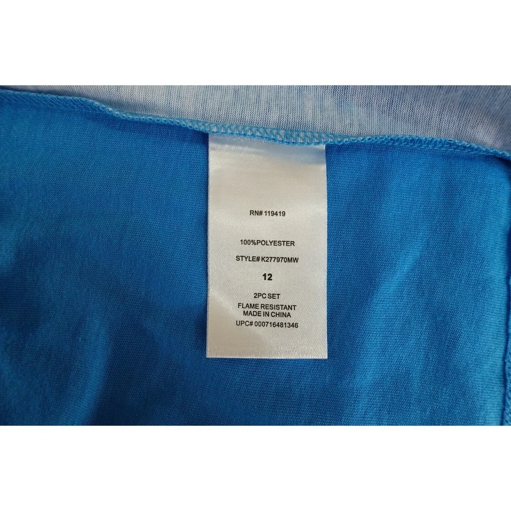 Squishmallows Girls Size 12 Blue Graphic Pajama Tank Top NWT